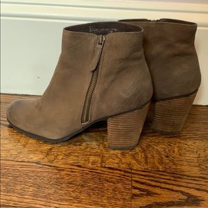 BP brown heeled booties